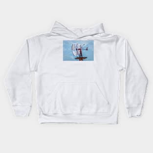 Wooden Vaneless Windmill Kids Hoodie